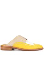 Clergerie Attach Brogue Mules - Multicolour