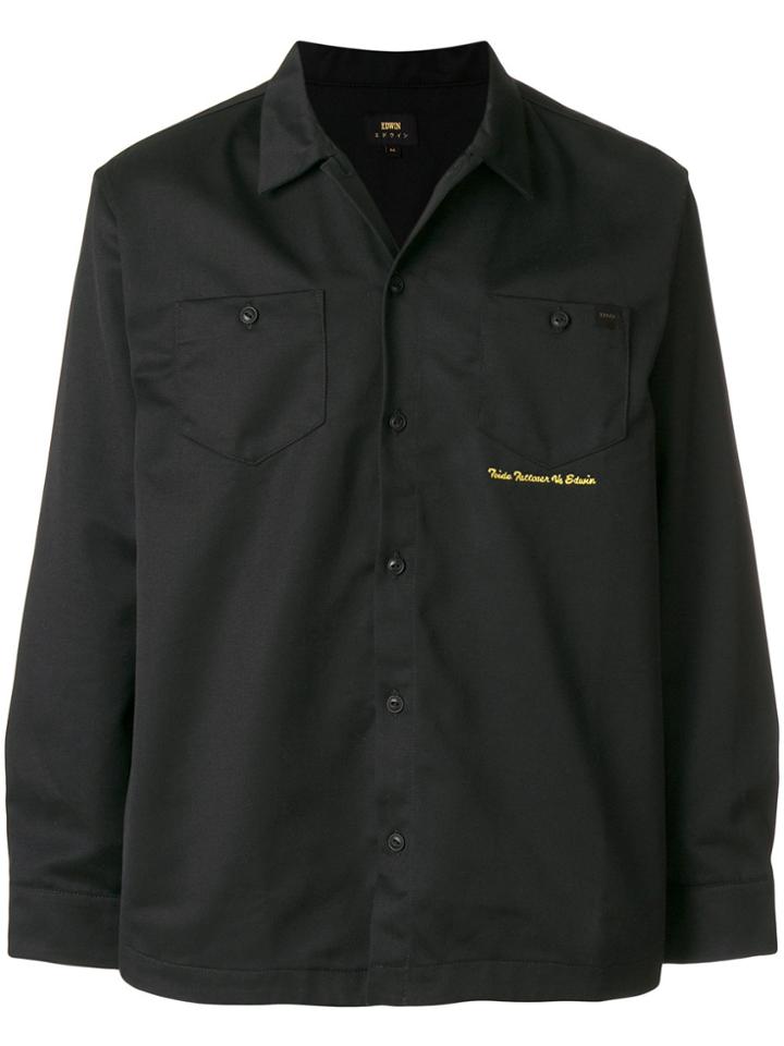 Edwin Classic Shirt Jacket - Black