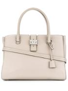 Michael Kors - Buckled Tote - Women - Leather - One Size, Nude/neutrals, Leather