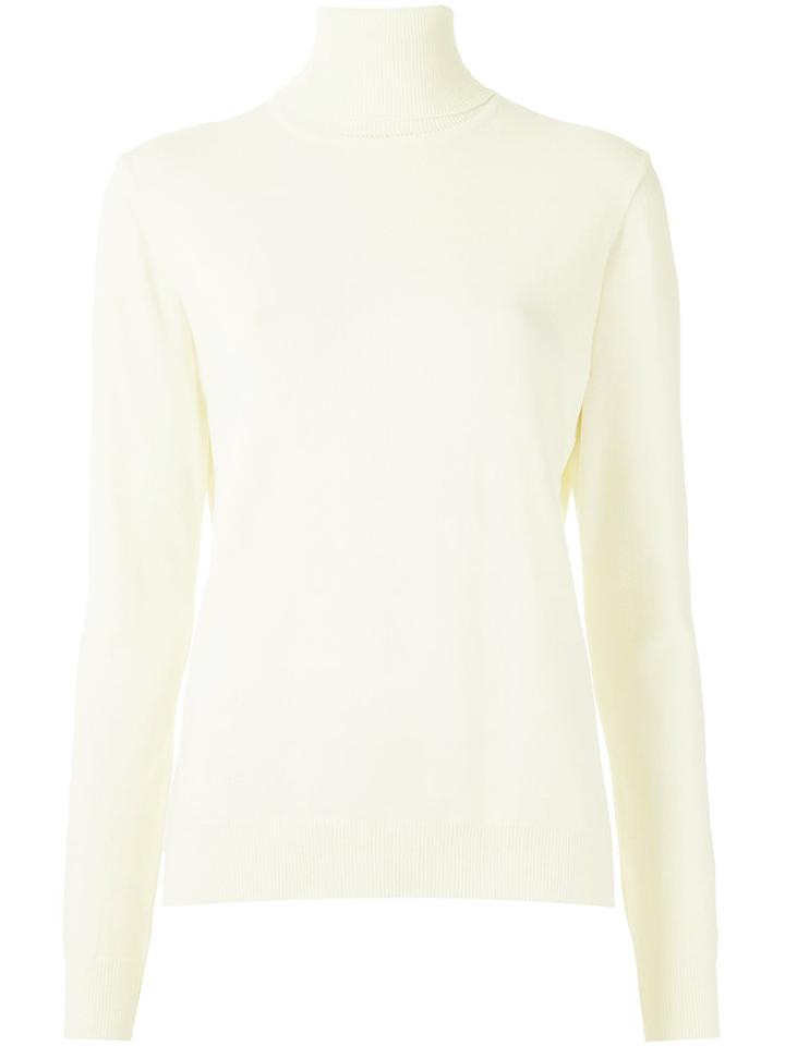 Egrey - Knitted Turtle Neck Jumper - Women - Acrylic/spandex/elastane/viscose - M, Yellow/orange, Acrylic/spandex/elastane/viscose