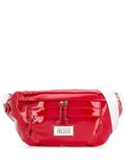 Maison Margiela Logo Tab Belt Bag - Red