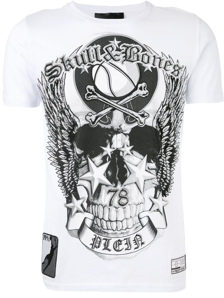 Philipp Plein - Skull Print T-shirt - Men - Cotton - S, White, Cotton