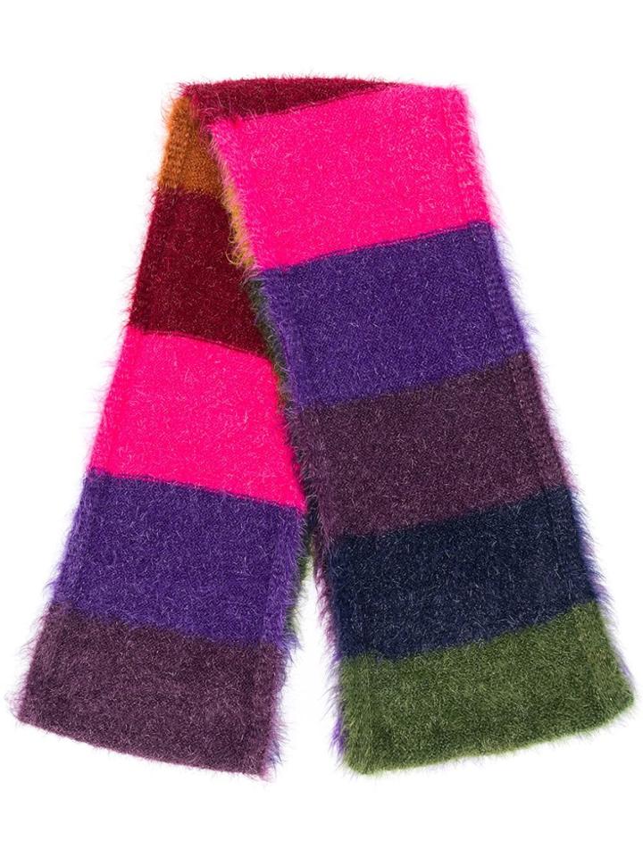 Faliero Sarti Colour-block Scarf - Pink