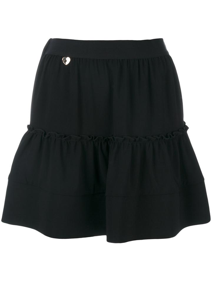 Twin-set Pleated Mini Skirt - Blue