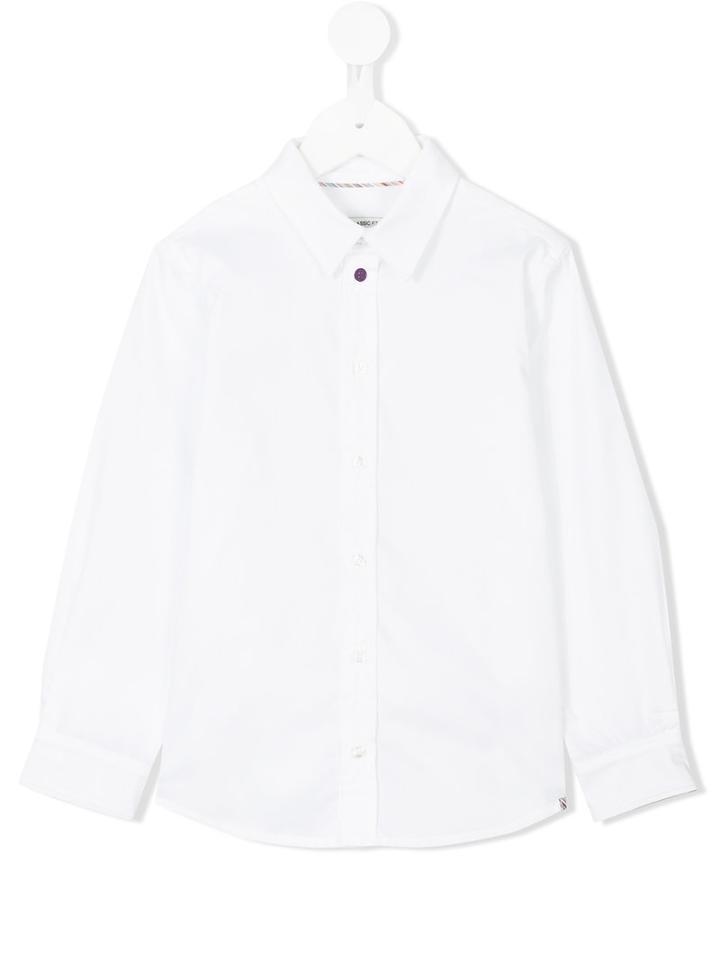 Paul Smith Junior - Classic Fit Shirt - Kids - Cotton - 12 Yrs, White