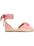 Aquazzura Love Tassel Espadrilles - Pink & Purple
