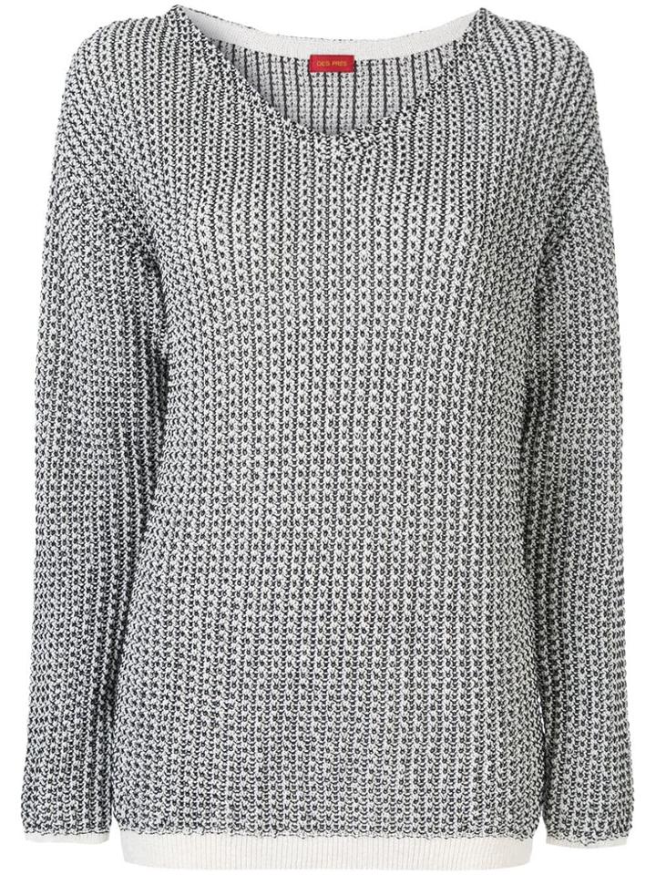 Des Prés Chunky Knitted Jumper - Black