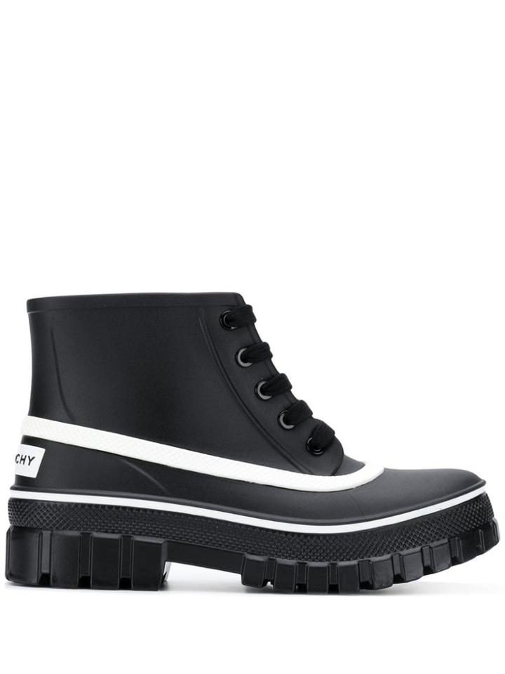 Givenchy Laced Rain Boots - Black