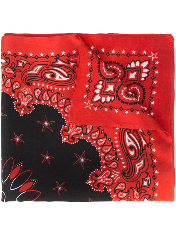 Amiri Paisley Print Bandana - Red
