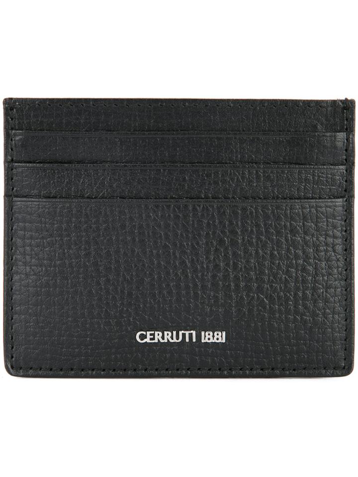 Cerruti 1881 Logo Plaque Cardholder - Black