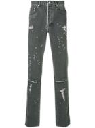 Givenchy Distressed Skinny Jeans - Grey