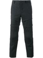 Comme Des Garçons Homme Plus Striped Cropped Trousers