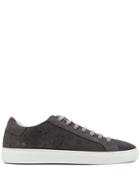 Hide & Jack Splash Detail Low Top Sneakers - Grey