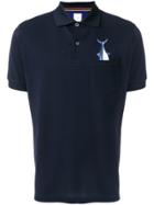 Paul Smith Tuna Pocket Print Polo Shirt - Blue