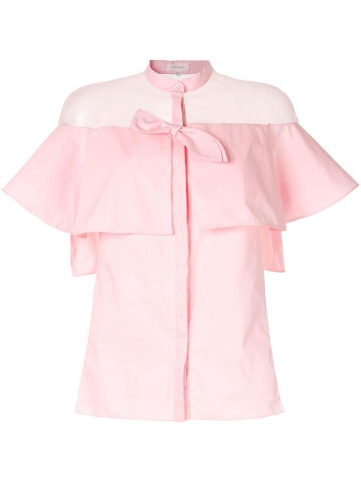 Delpozo Sheer Shirt - Pink