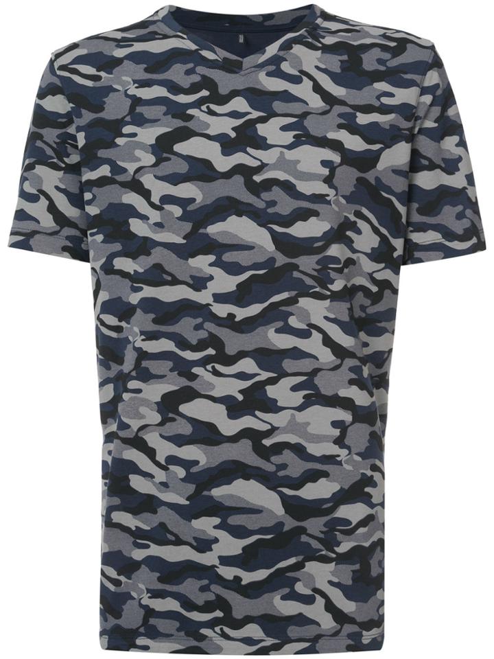 Engineered For Motion Watton Reversible V-neck T-shirt - Grey