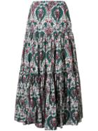 Ladoublej Editions Rosa Big Skirt, Women's, Size: Small, Green, Cotton