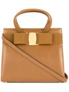Salvatore Ferragamo Vintage Vara Ribbon 2way Bag - Brown