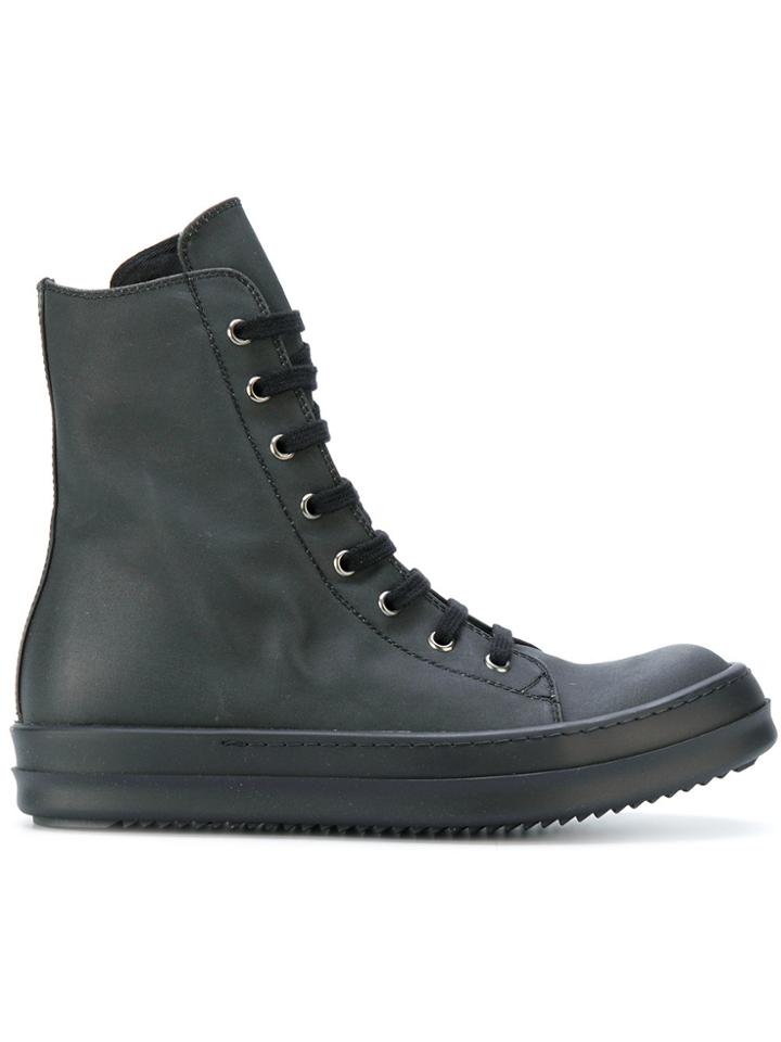 Rick Owens Drkshdw Hi-top Sneakers - Black