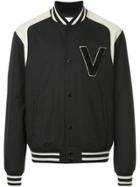 Ports V Logo Bomber Jacket - Black