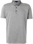 Lanvin Satin Collar Polo Shirt - Grey