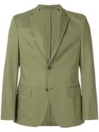 Officine Generale Casual Single-breasted Blazer - Green