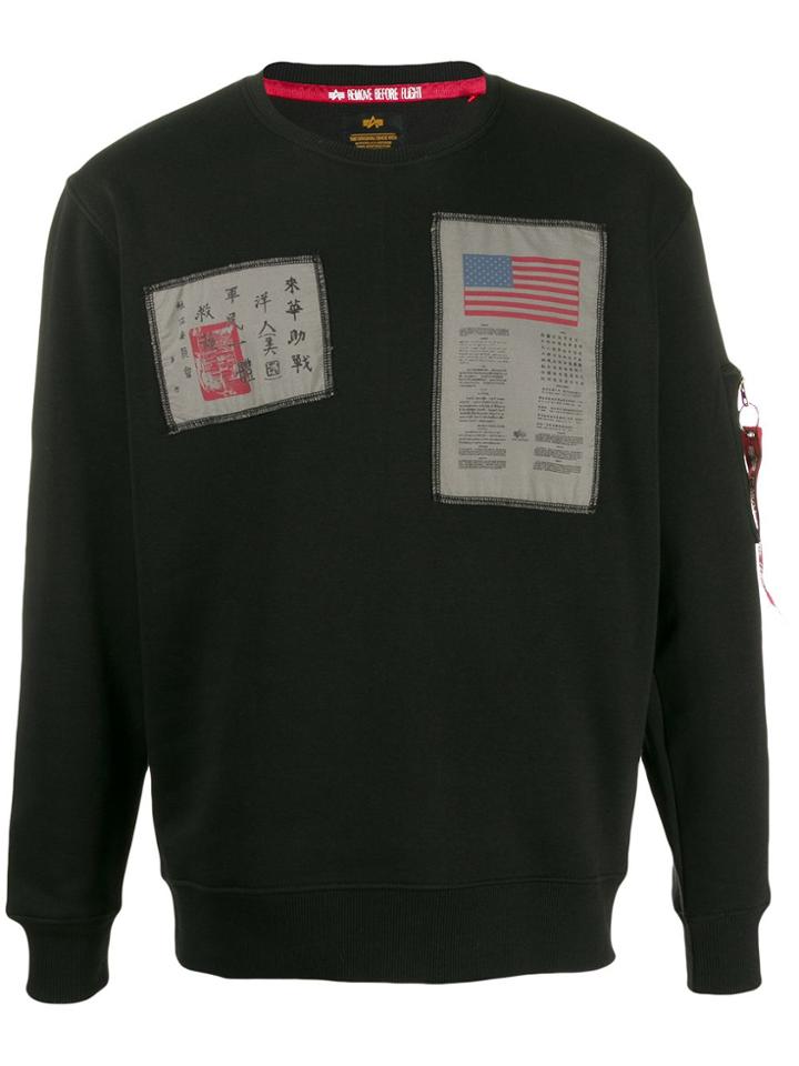 Alpha Industries Blood Chit Sweatshirt - Black