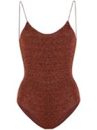 Oseree Maillot Lumiere Swimsuit - Brown