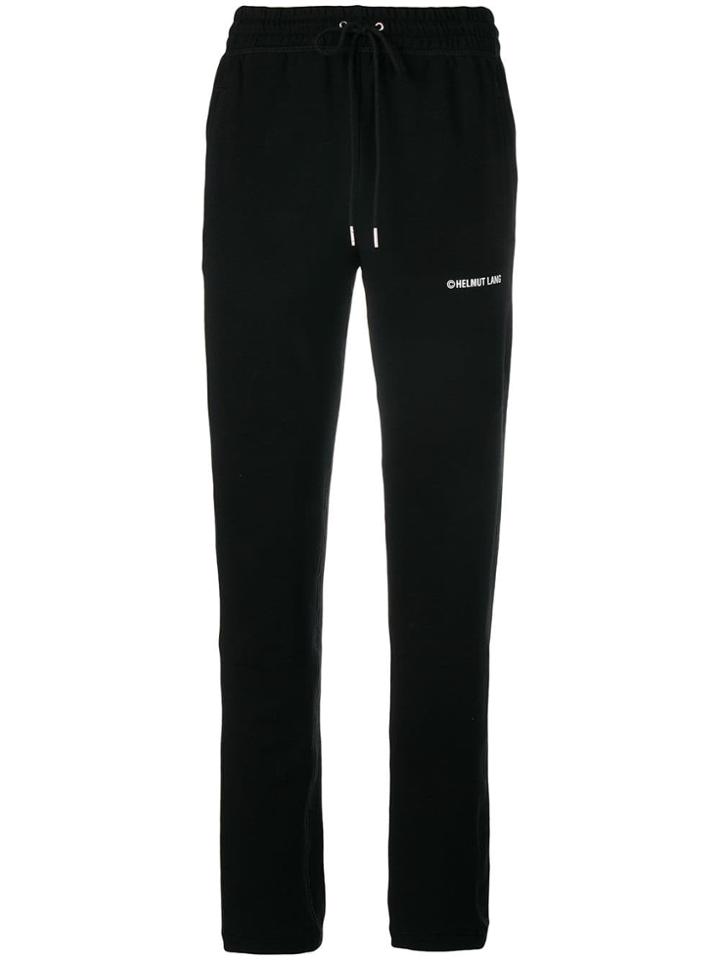 Helmut Lang Slim-fitted Track Pants - Black