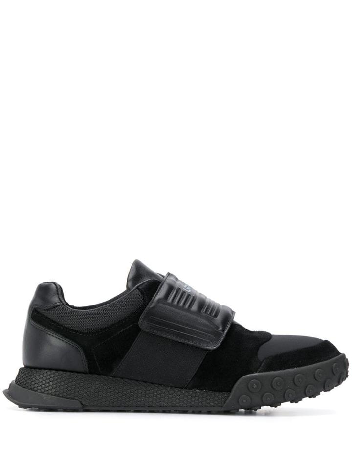Lanvin Logo Strap Sneakers - Black