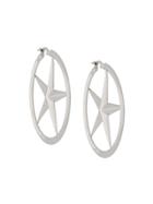 Alexander Wang Star Hoop Earrings - Silver