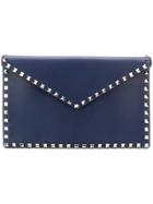Valentino Valentino Garavani Rockstud Large Flat Pouch - Blue