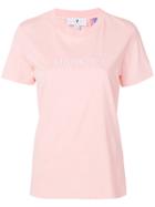 7 For All Mankind Logo T-shirt - Pink & Purple