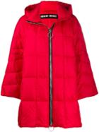 Ienki Ienki Cropped Trapeze Puffer - Red