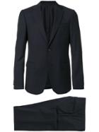 Z Zegna Textured Two-piece Suit - Blue