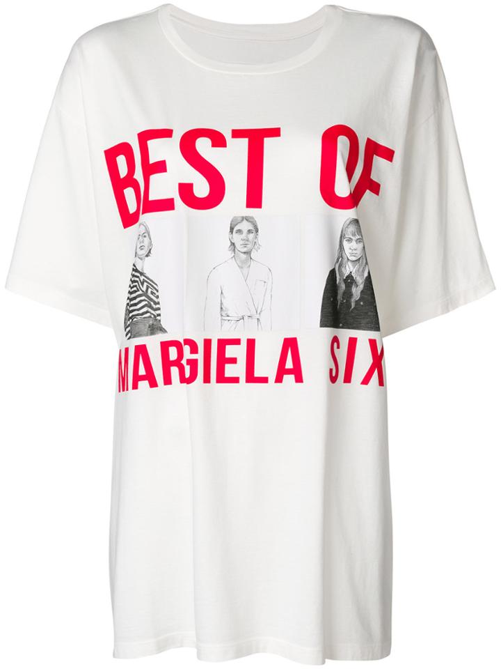 Mm6 Maison Margiela Best Of Margiela T-shirt - White