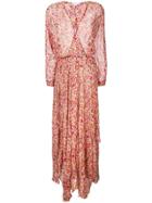 Poupette St Barth Printed Wrap Dress - Neutrals