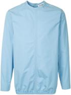 Jil Sander Collarless Back Buttoned Shirt - Blue