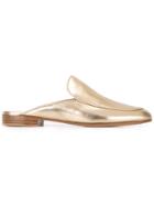 Gianvito Rossi Round Toe Mules - Metallic