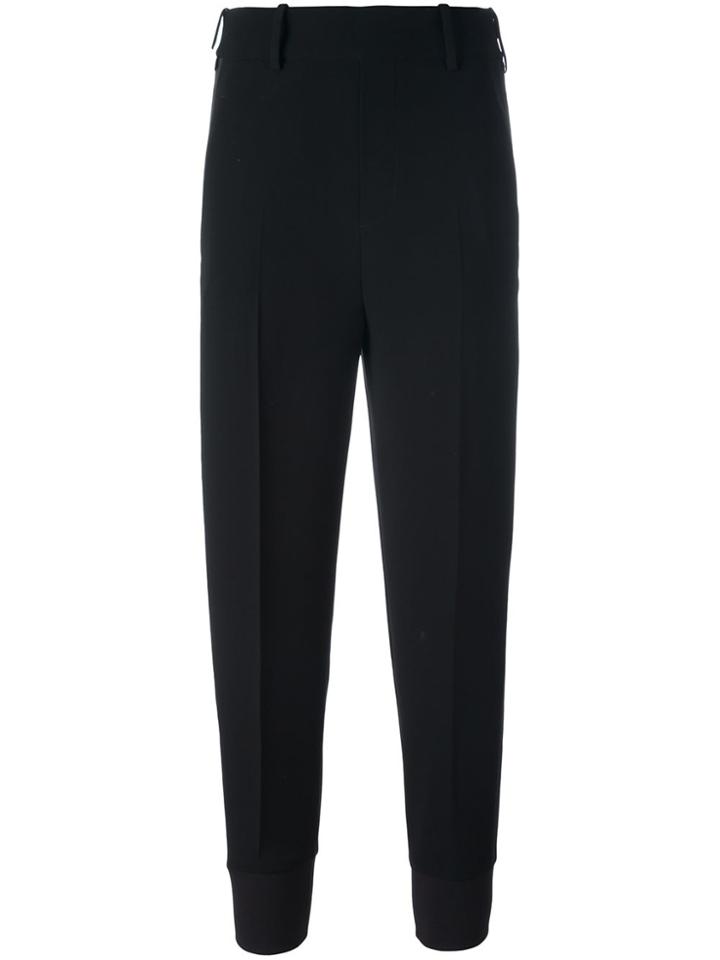Neil Barrett Side Stripe Tapered Trousers - Black