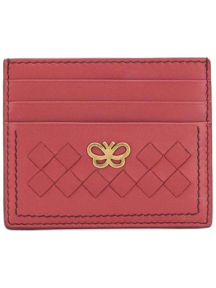 Bottega Veneta Intrecciato Cardholder - Red