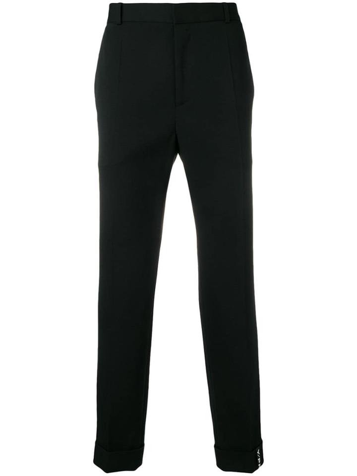 Y / Project Straight Leg Trousers - Black