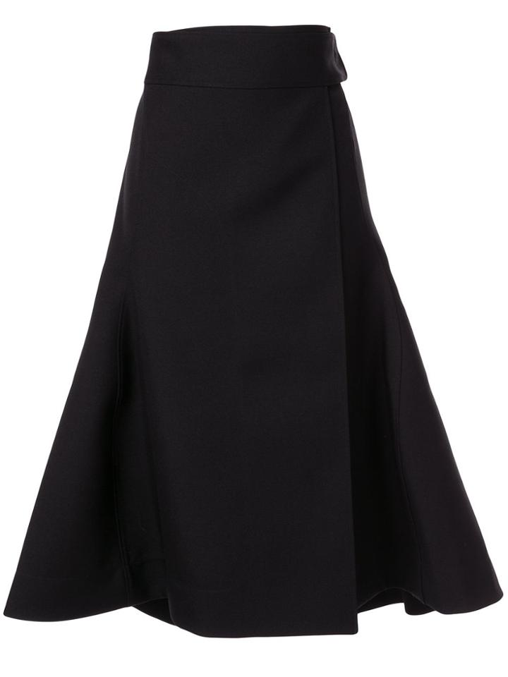 Jil Sander Side Fastening Skirt - Black
