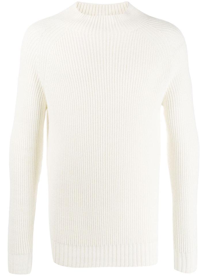 Aspesi Long Sleeve Knit Jumper - White
