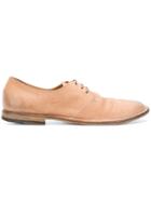 Pantanetti Distressed Lace-up Shoes - Brown