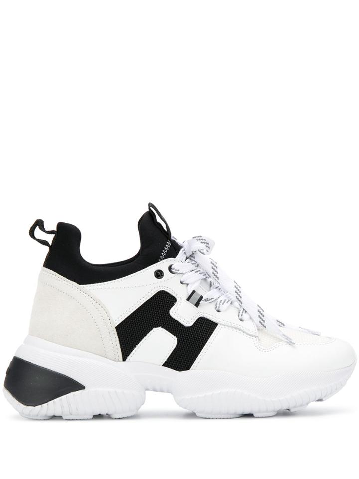 Hogan Oversized Logo Sneakers - White