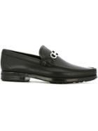 Salvatore Ferragamo Master 3 Loafers, Men's, Size: 8, Black, Calf Leather/leather/rubber