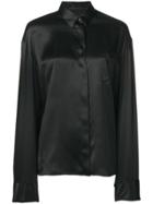 Haider Ackermann Classic Concealed Button Shirt - Black