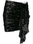 In The Mood For Love Emely Sequin Skirt - Black