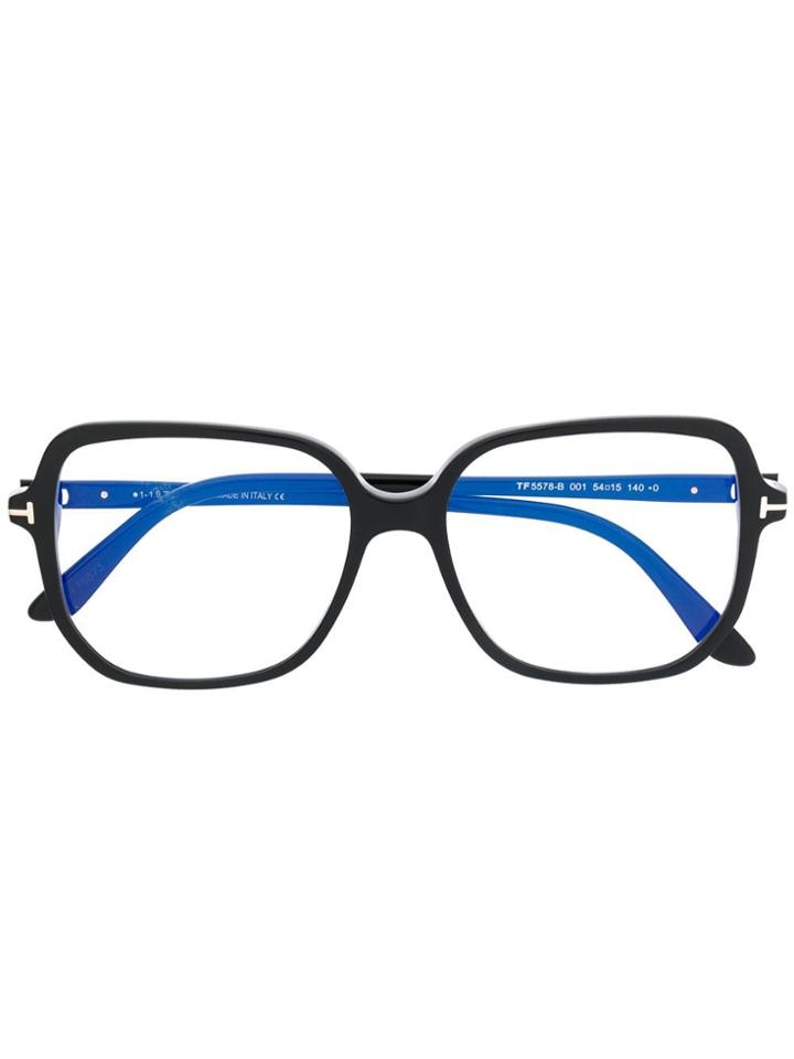 Tom Ford Eyewear Square-framed Glasses - Black